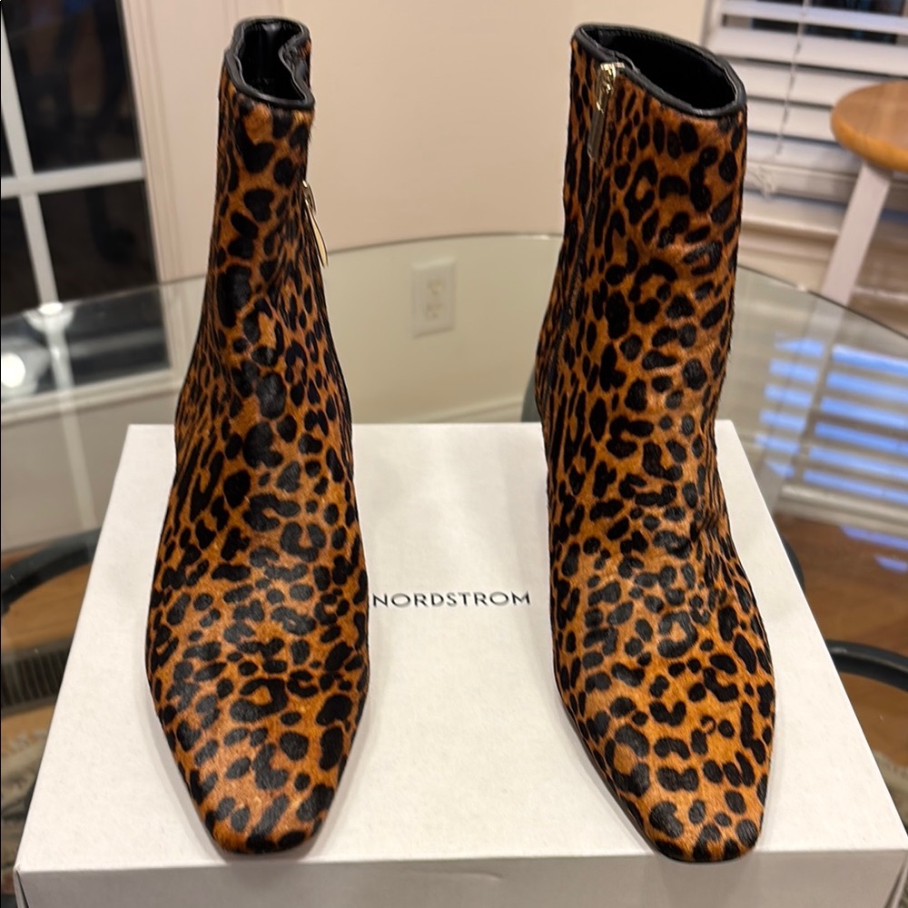Nordstrom Animal Print Ankle Booties